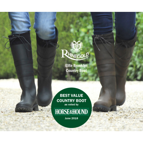 Rhinegold ‘Elite’ Brooklyn Leather Country Boots