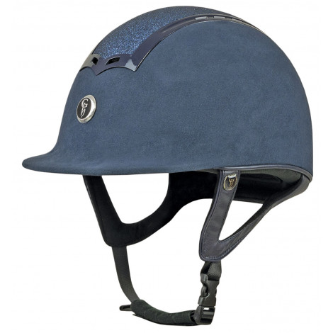GH Ciana Riding Hat Suede Navy/Glitter Riding Hat