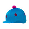 HyFASHION Pom Pom Hat Cover with Glitter Star Pattern
