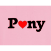 Pony Love Heart Hoodie