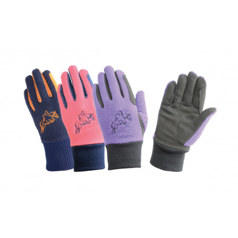 Hy5 Children's Winter Two Tone Riding Gloves
